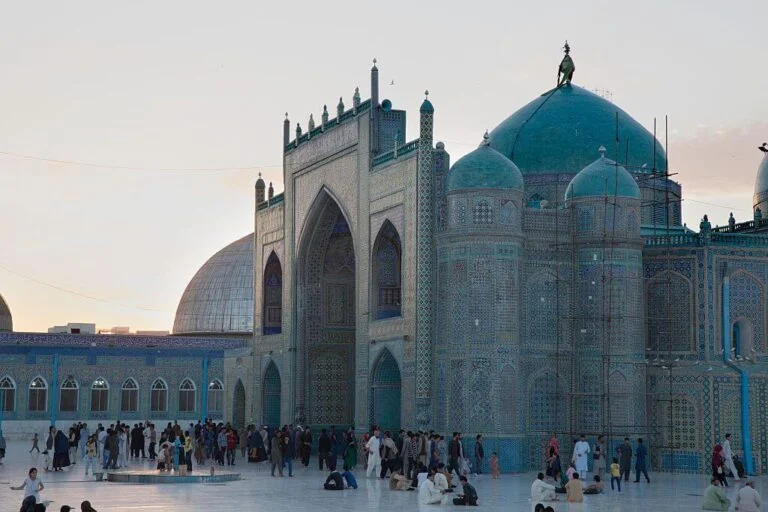 Places To Visit In Afghanistan - Blue Mosque Mazar-i-Sharif Balkh