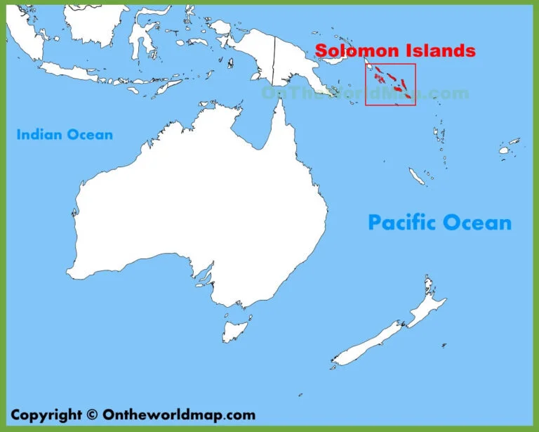 Places to Visit in Solomon Islands Map