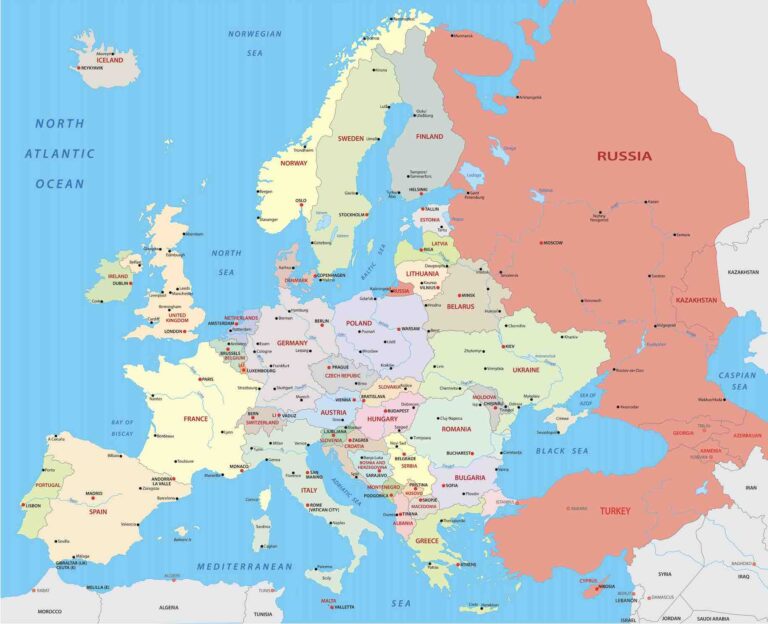 Map of Europe