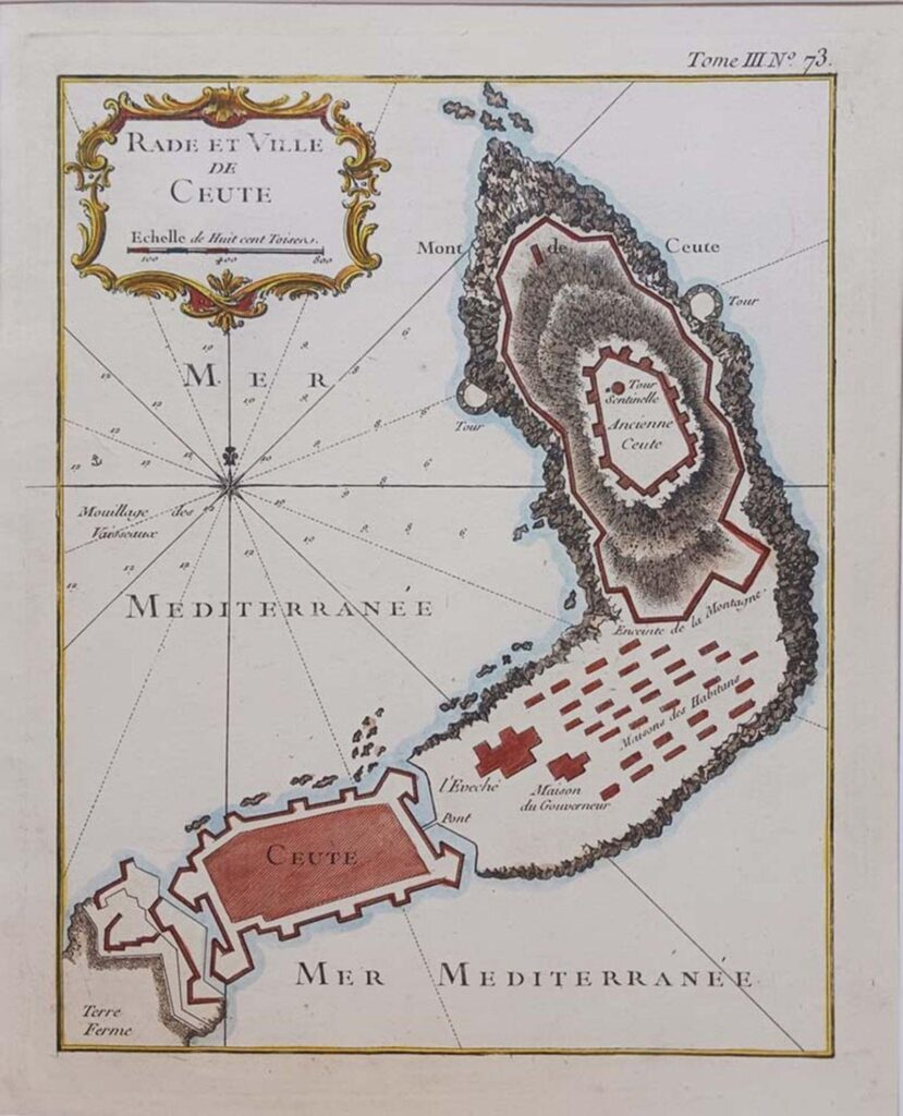 Historic maps reveal why Ceuta's harbour and fortifications were coveted by successive empires.